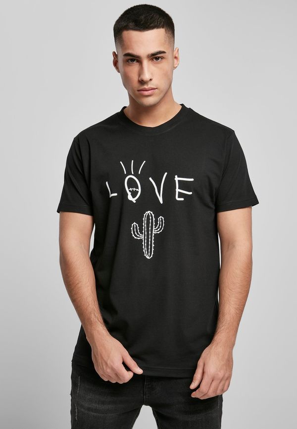 MT Men Black Love Cactus T-Shirt