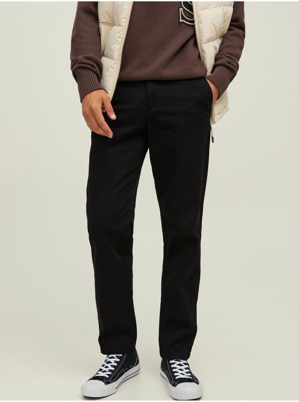 Jack & Jones Black men's chino pants Jack & Jones Kane - Men's