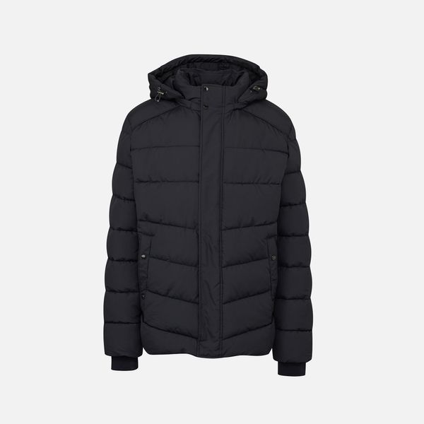 GEOX Black men's down jacket Geox Leitan - Men's