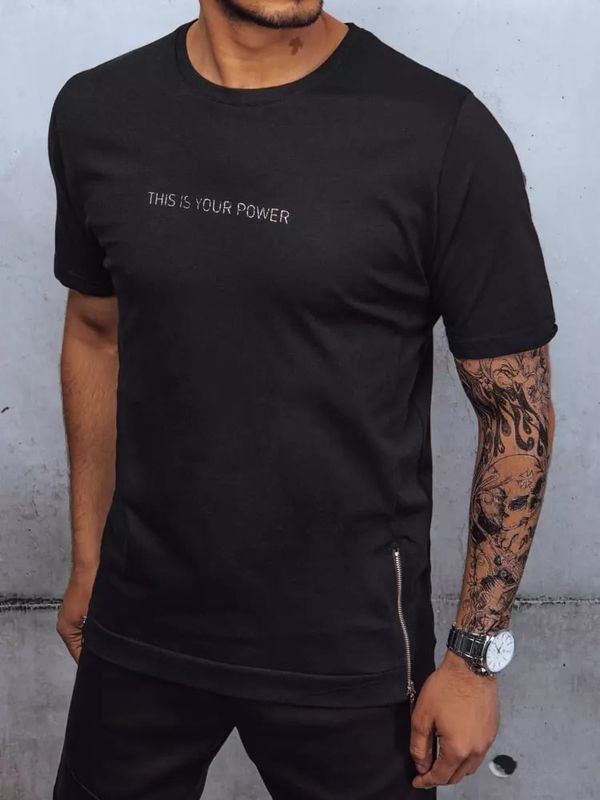 DStreet Black men's Dstreet z T-shirt with print