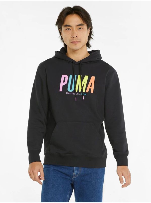 Puma Black Mens Hoodie Puma - Men