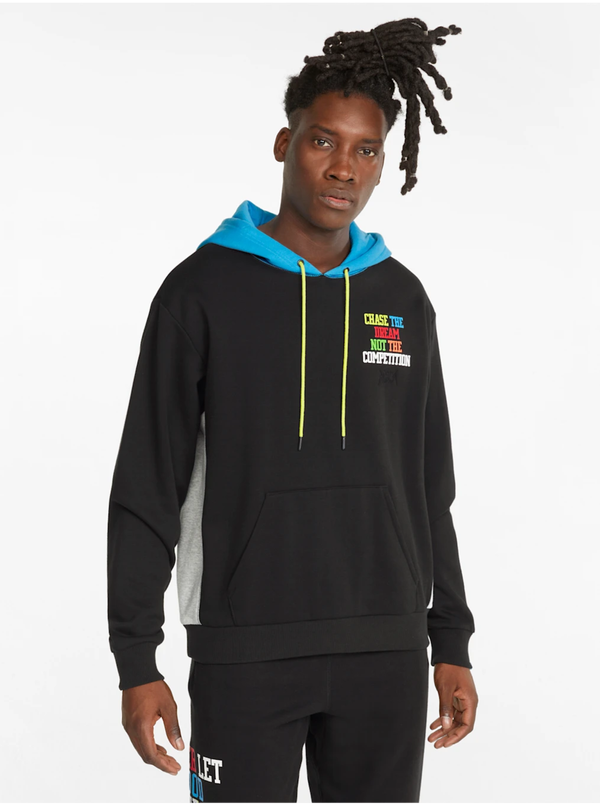 Puma Black Mens Hoodie Puma Playbook - Men