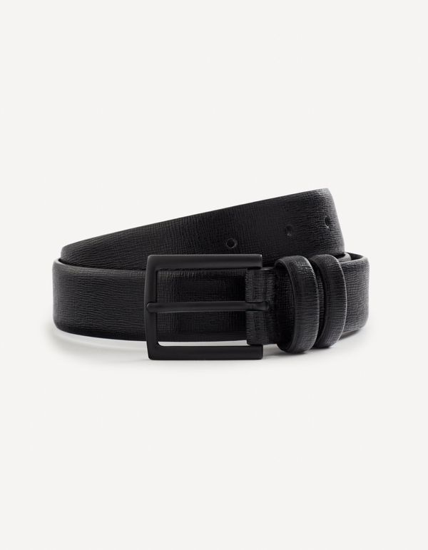 Celio Black men's leather belt Celio Gisafi1
