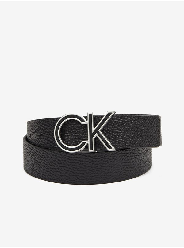 Calvin Klein Black Men's Leather Strap Calvin Klein - Mens