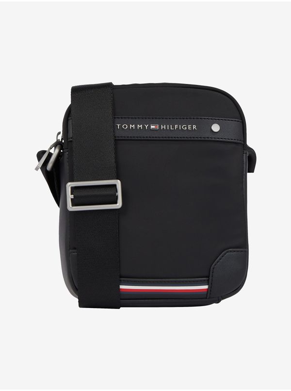 Tommy Hilfiger Black Men's Shoulder Bag Tommy Hilfiger Central Mini Repor - Men's