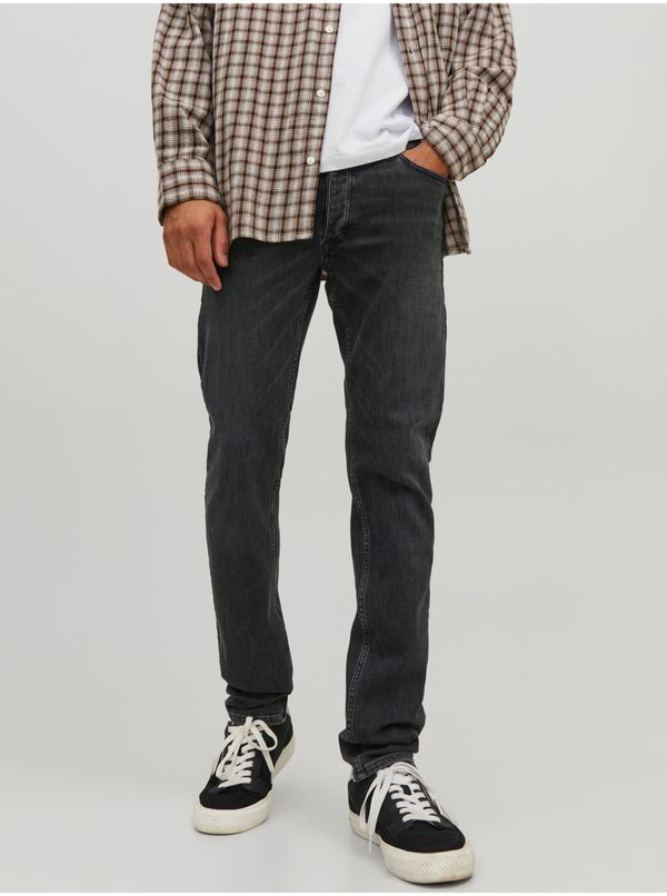 Jack & Jones Black men's slim fit jeans Jack & Jones Glenn - Men's