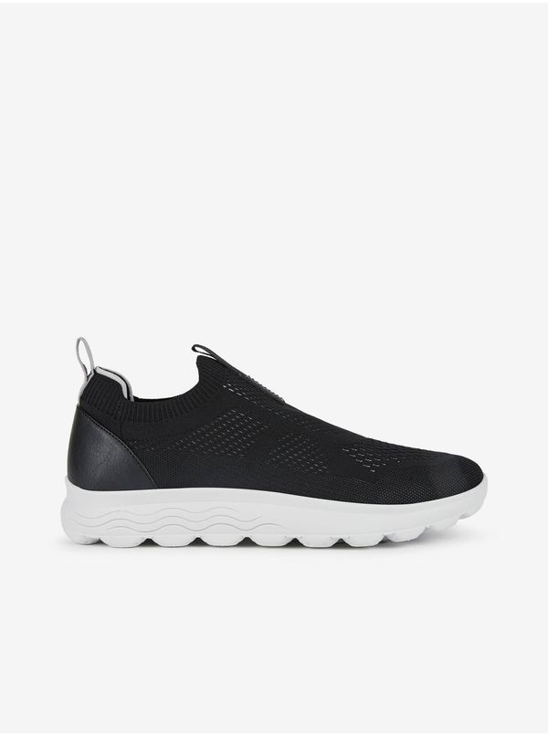 GEOX Black Mens Slip on Geox Sneakers - Men