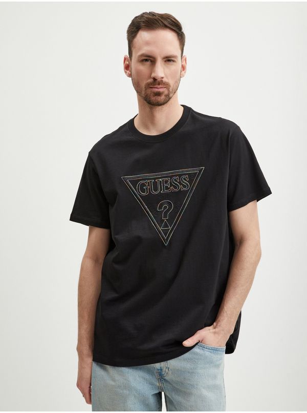 Guess Black Men's T-Shirt Guess Moisey - Men