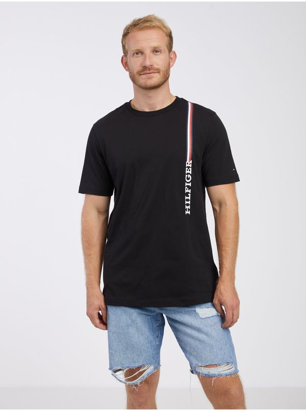 Tommy Hilfiger Black Mens T-Shirt Tommy Hilfiger - Men