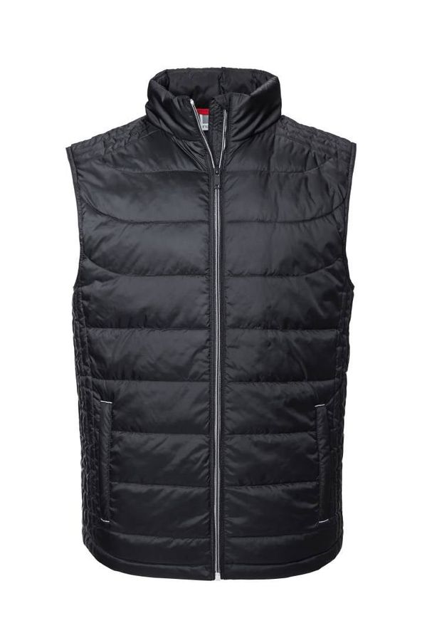 RUSSELL Black Men's Vest Nano Bodywarmer Russell