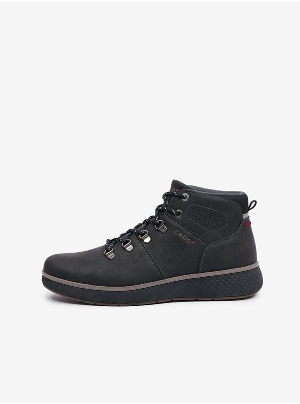 Celio Black men's winter ankle boots Celio