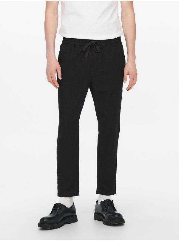 Only Black ONLY & SONS Linus trousers - Men's