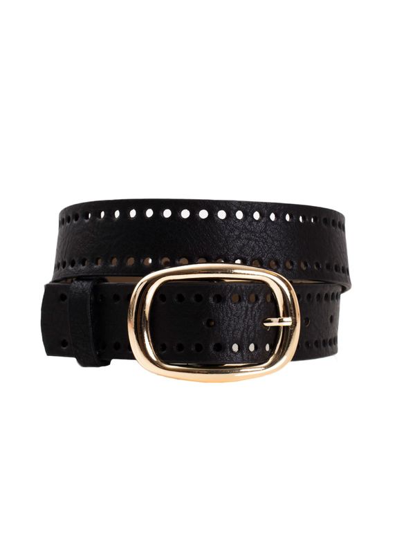 Fashionhunters Black openwork women's belt OCH BELLA