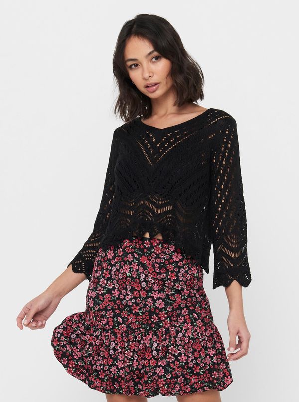 JDY Black Short Sweater JDY-New Sun - Women