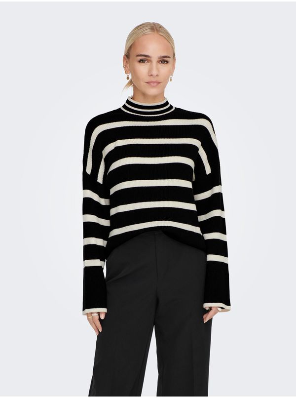 Only Black Striped Sweater ONLY Ibi - Women