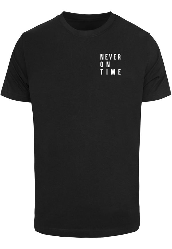 Mister Tee Black T-shirt Never On Time