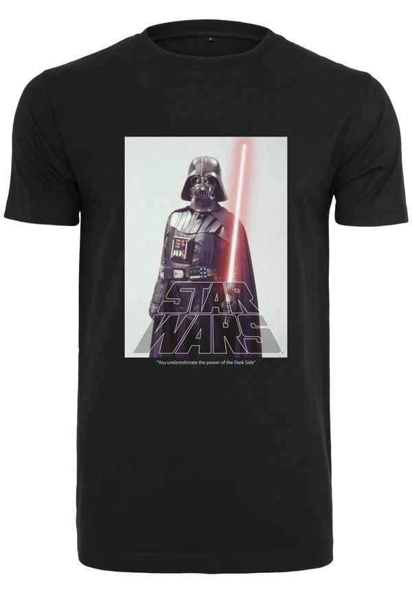 Merchcode Black T-shirt with Star Wars Darth Vader logo