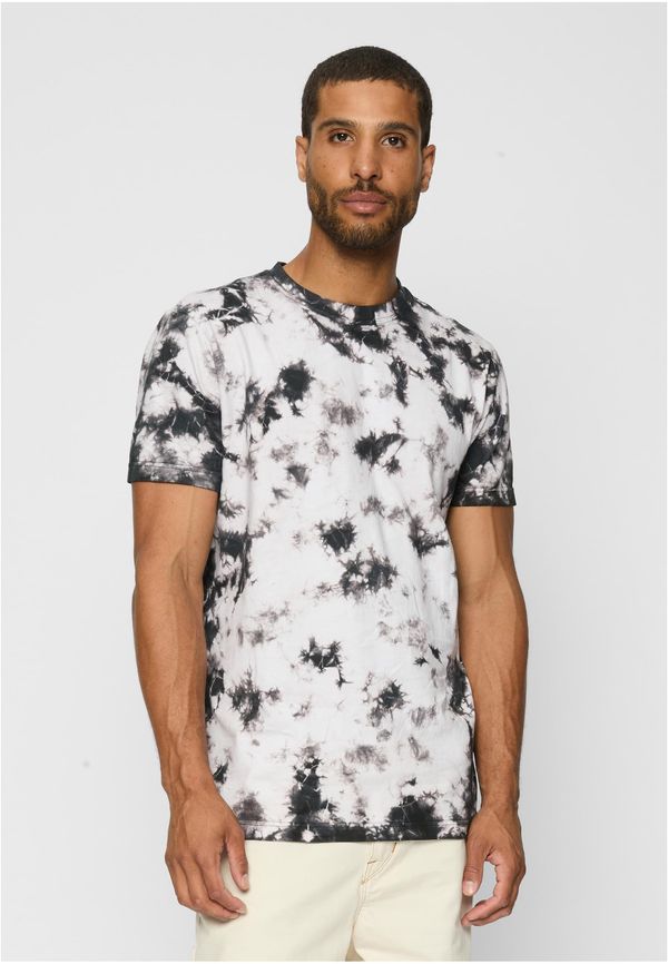 Urban Classics Black Tie Dye Tee White/Black