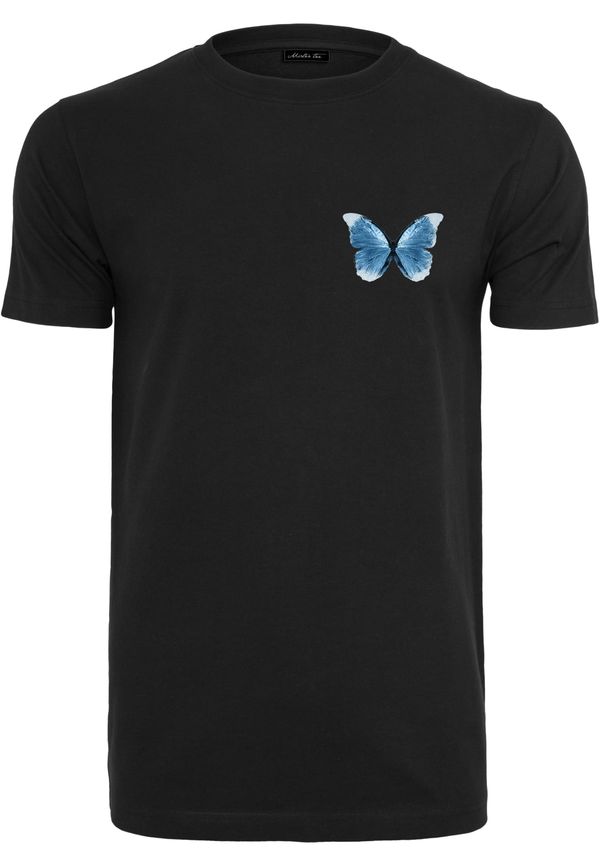 Mister Tee Black Winter T-Shirt Butterfly