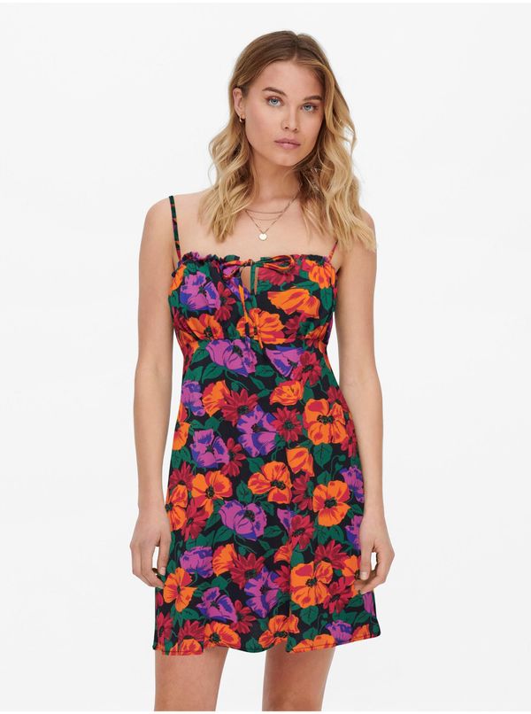 Only Black Women Floral Dress ONLY Nova - Women