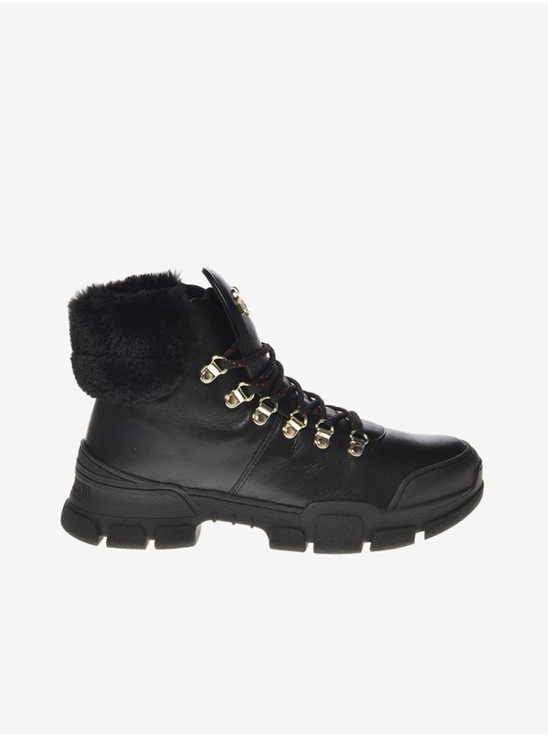 Love Moschino Black women's ankle leather shoes Love Moschino - Women's