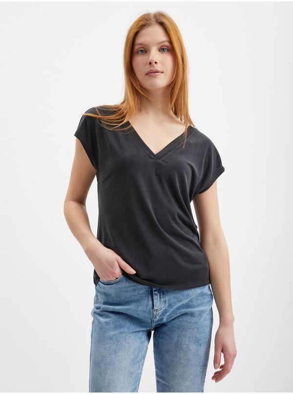 Only Black Womens Basic T-Shirt ONLY Free - Women