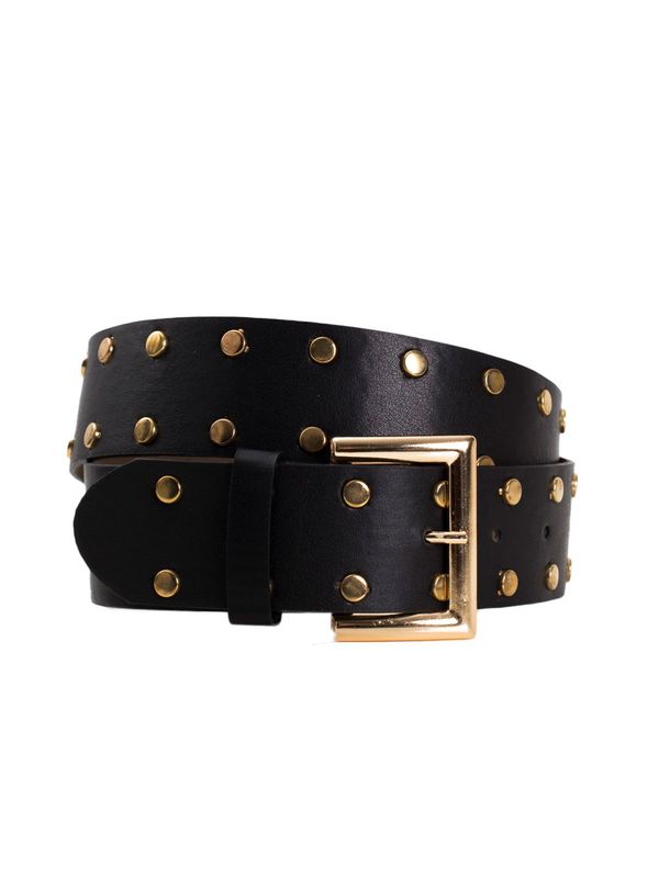 Fashionhunters Black women's belt with buckle OCH BELLA