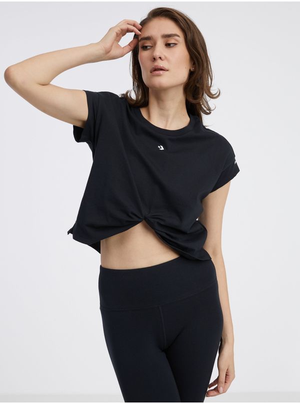 Converse Black Womens Crop Top Converse - Women