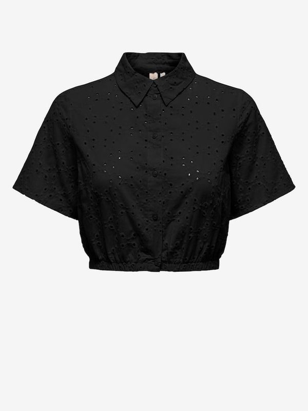 Only Black women's cropped shirt ONLY Kala Alicia
