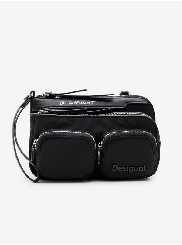 DESIGUAL Black Womens Crossbody Handbag Desigual Pocketmas Linda - Women