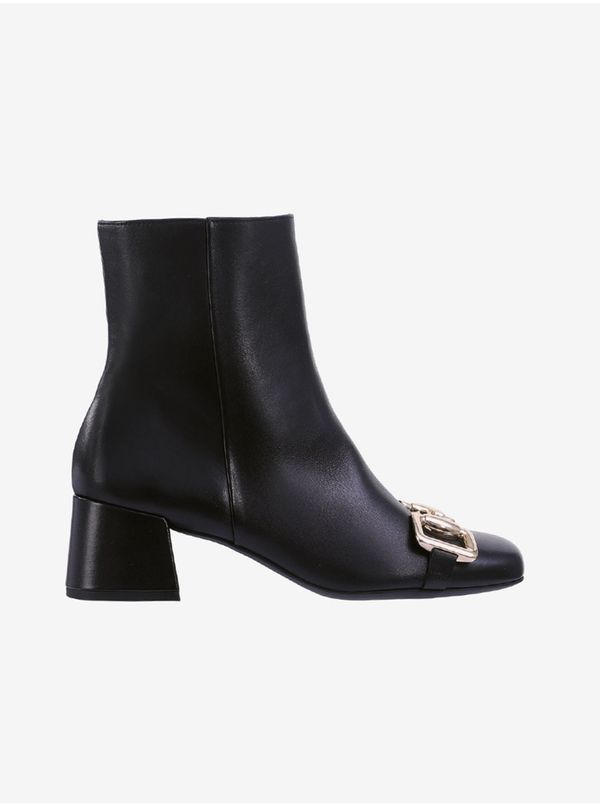 Högl Black women's leather ankle boots with heels Högl Sophie - Women