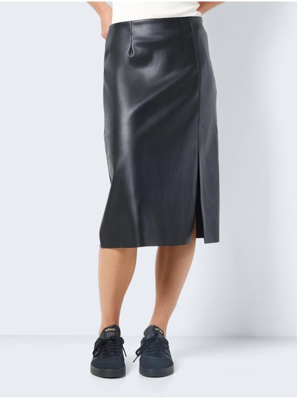 Noisy May Black women's leatherette pencil skirt Noisy May Clara - Women's
