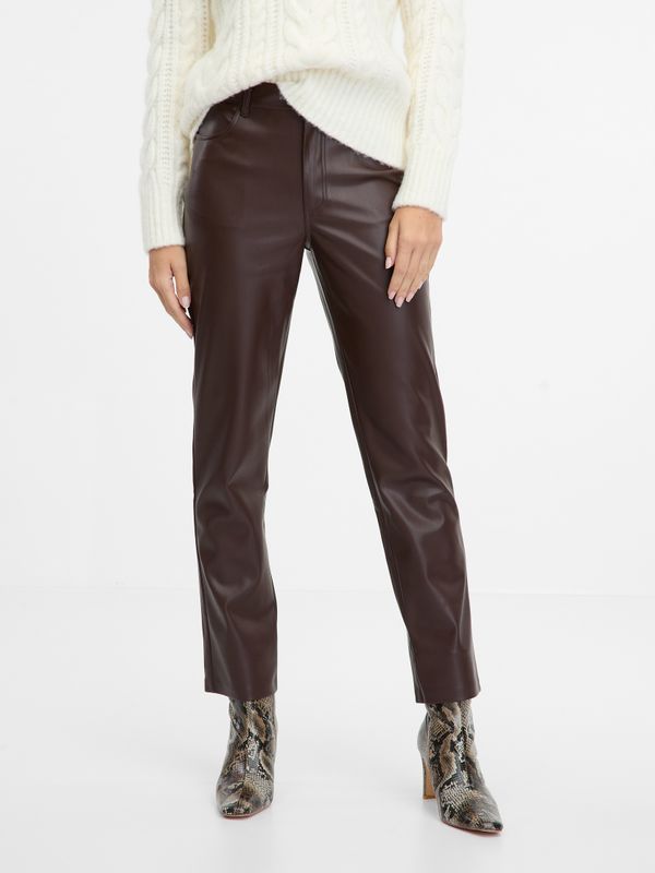 Orsay Black women's leatherette trousers ORSAY - Women's