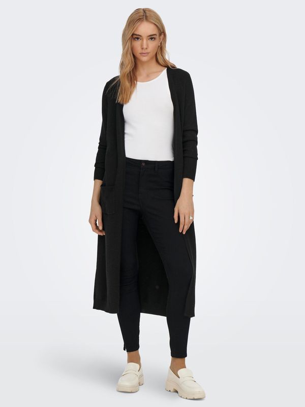 Only Black women's long cardigan ONLY Lesly