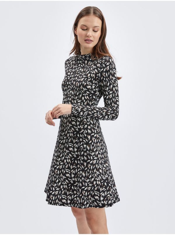 Orsay Black women's patterned dress ORSAY