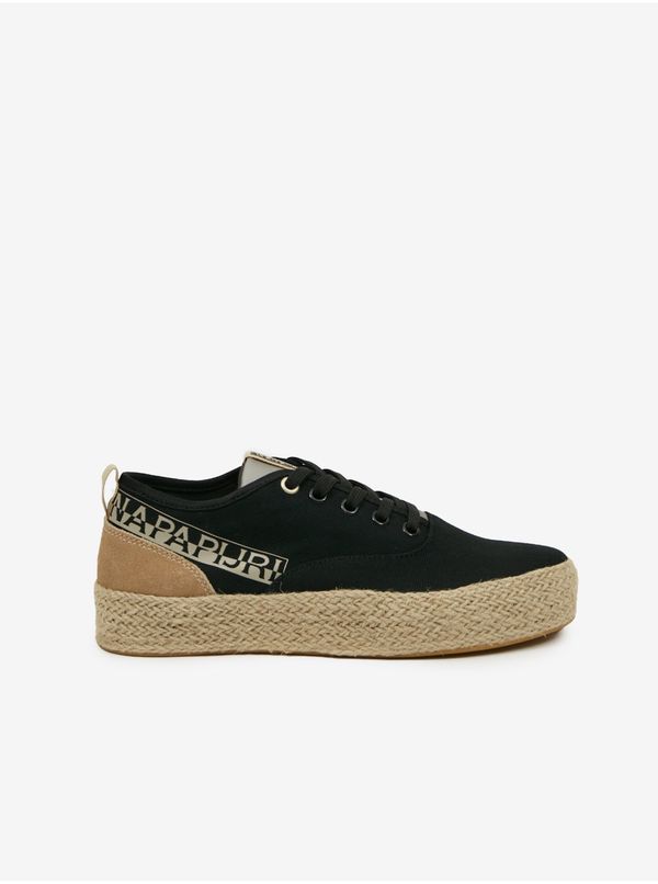 Napapijri Black women's platform shoes NAPAPIJRI - Women