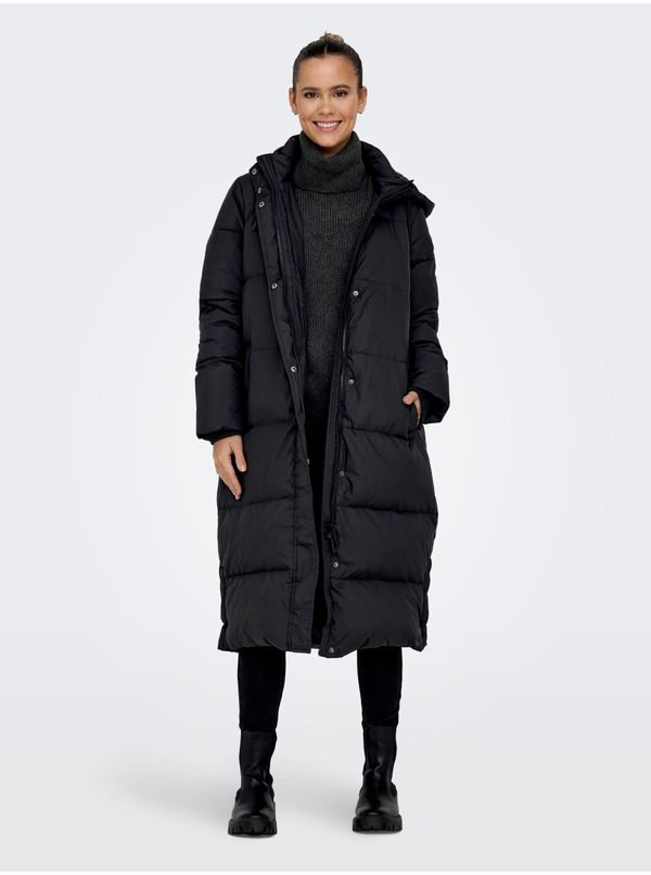 Only Black women's quilted coat ONLY - Women's