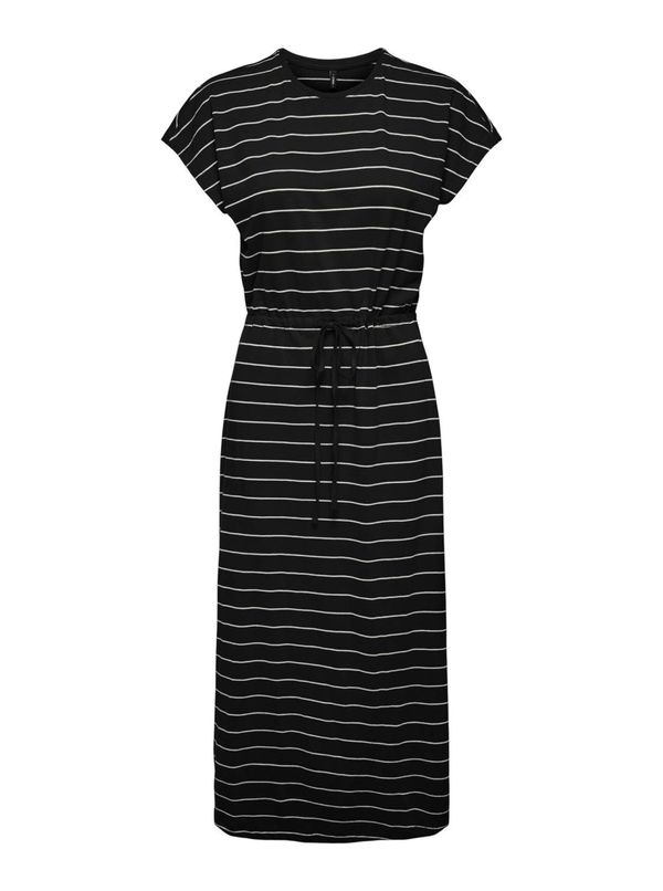 Only Black women's striped midi dress ONLY May