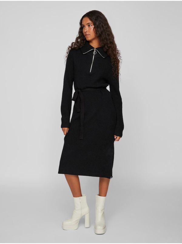 Vila Black women's sweater dress VILA Viril - Women