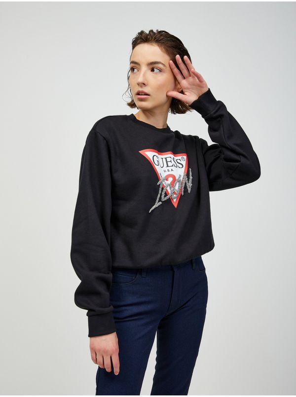 Guess Black Womens Sweatshirt Guess - Women