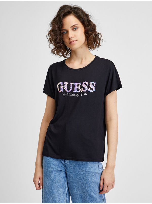 Guess Black Women's T-Shirt Guess - Women