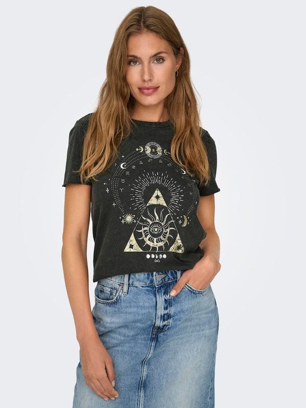 Only Black women's T-shirt ONLY Lucy