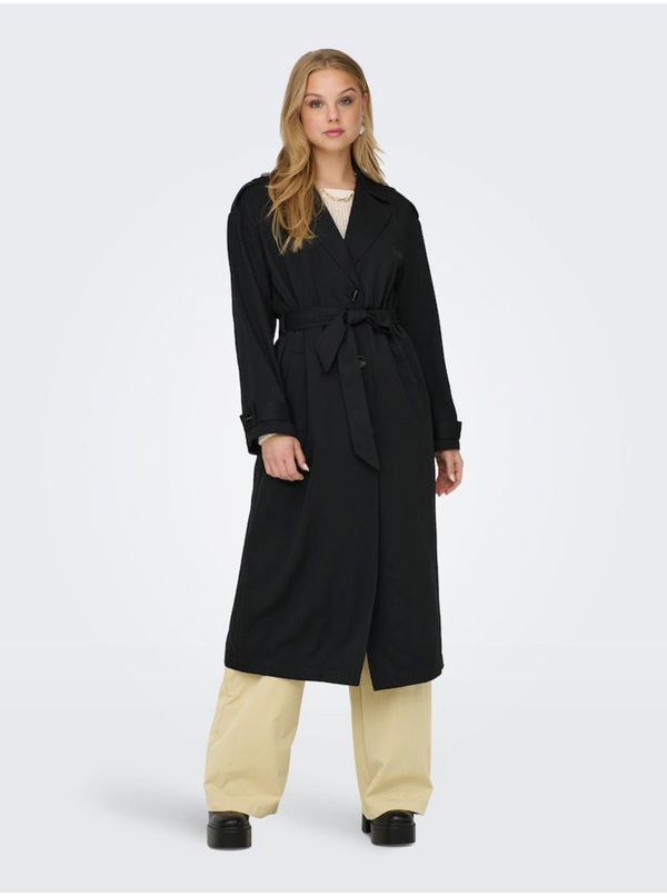 Only Black women's trench coat ONLY Line - Women