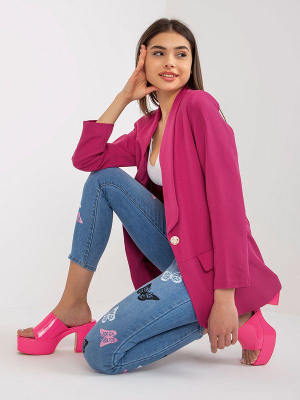 Italy Moda Blazer-DHJ-MA-15621.12X-Fuchsia