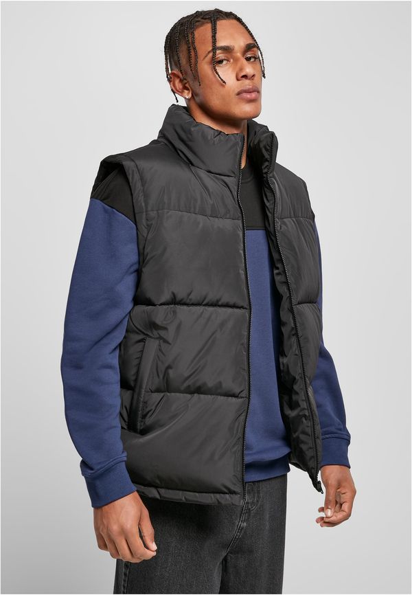 UC Men Block Puffer Vest Black/Black