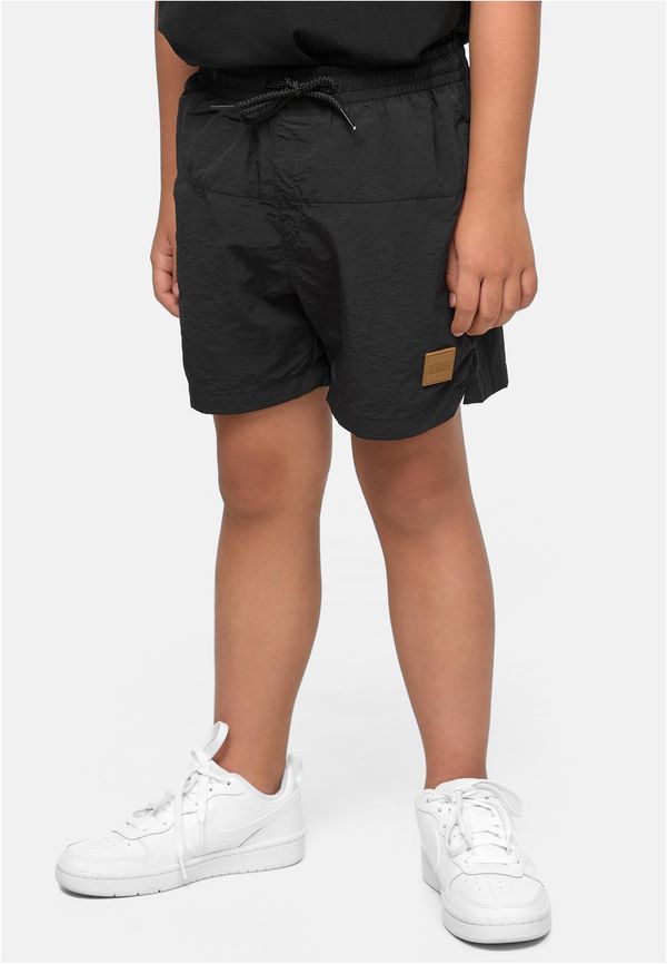 Urban Classics Kids Block Swim Black Boys' Shorts