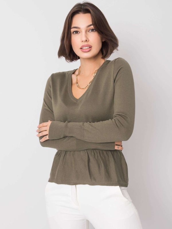 RUE PARIS Blouse-259-BZ-22513.73-khaki