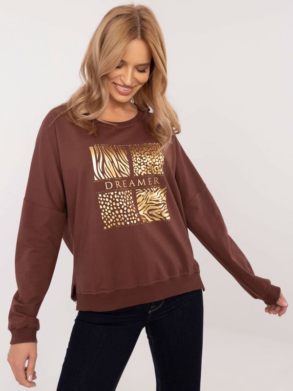 Calimera Blouse-CLM-BZ-1250.32-brown