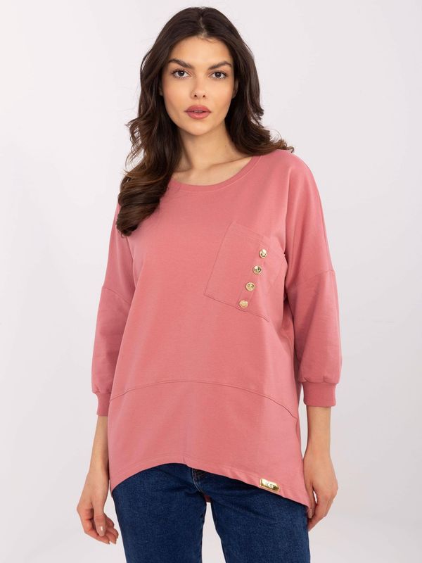 Calimera Blouse-CLM-BZ-1263.49-dark pink