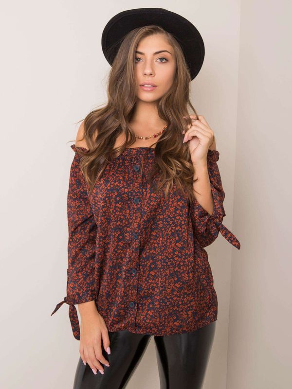 Sublevel Blouse-D52211W10987A-brown